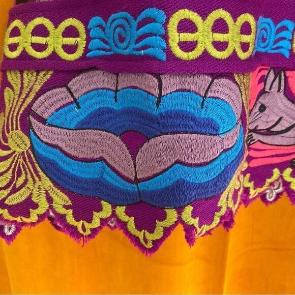 Anna Sui 100% Silk Embroidered Top Size P/XS - Picture 9 of 16